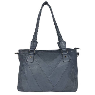 Lisa Ladies Washed Leather Shoulder Handbag