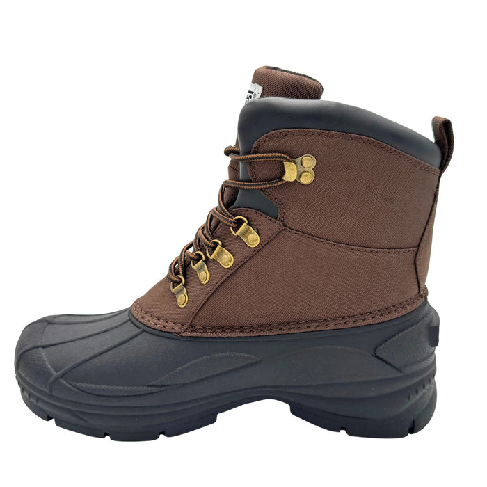 Men’s Durable Nylon Winter Boots Brown | Waterproof & Warm