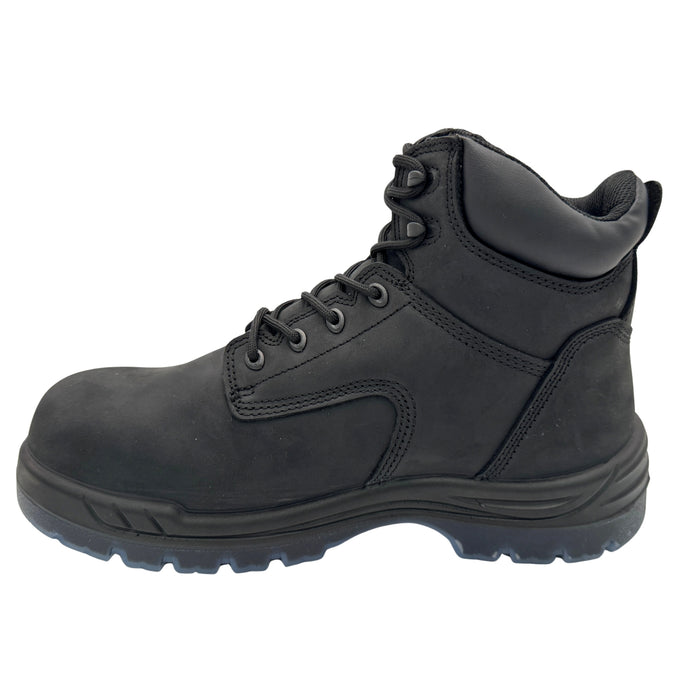 Men's 6" Black Work Boots | Safety & Waterproof
