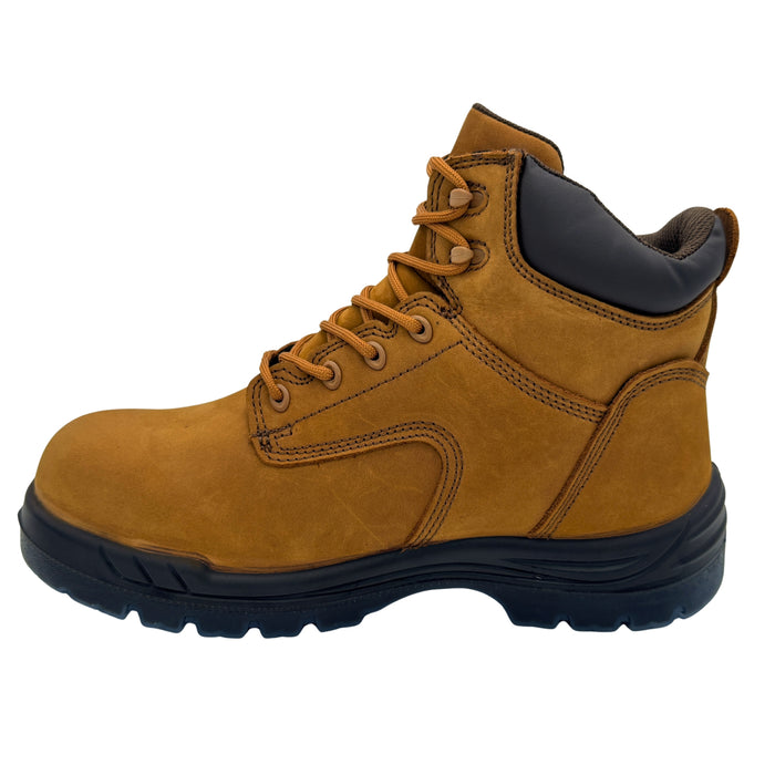 Diego Men's 6" Brown Work Boots | Composite Toe & Waterproof