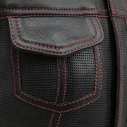 Jessica Perforated Women's Motorcycle Leather Vest