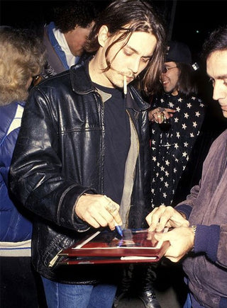 Johnny Depp Genuine Leather Jacket Black