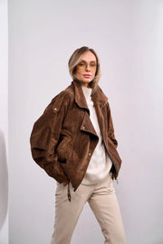 Oxford Genuine Lamb Leather Suede Jacket