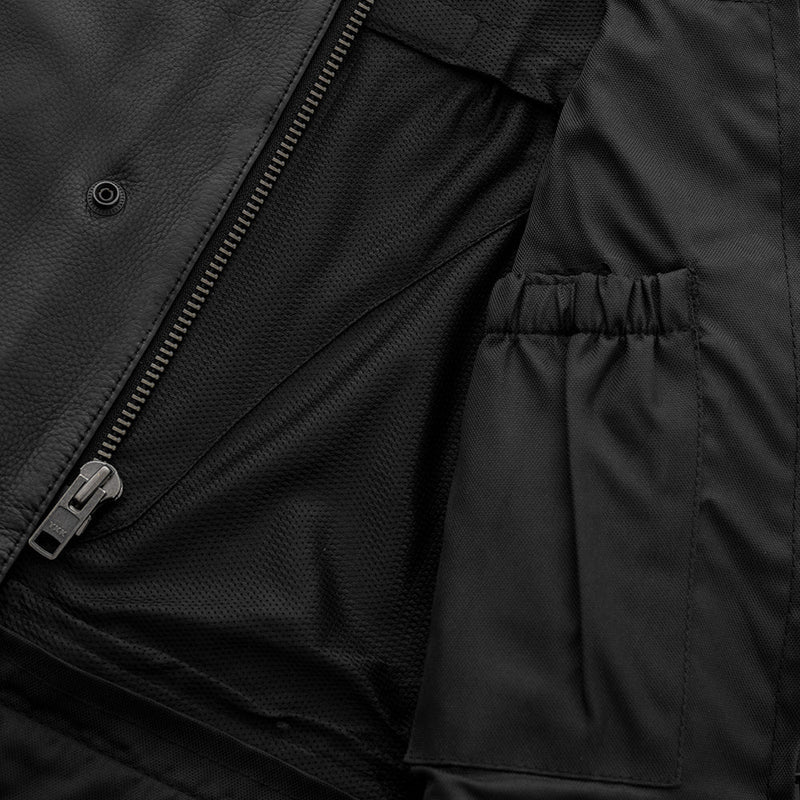 Lowrider Men's Motorcycle Leather Vest