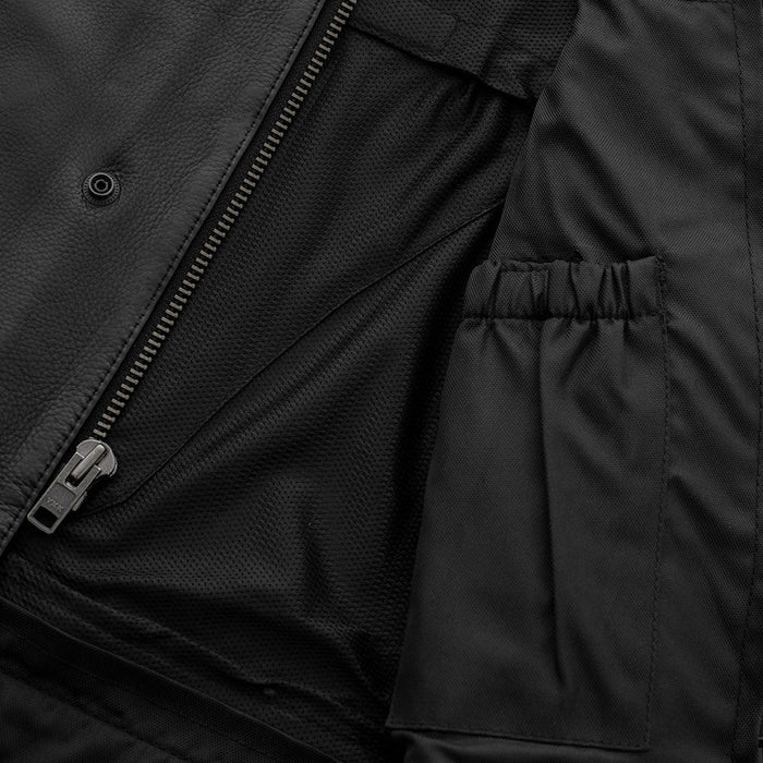 Lowrider Men's Motorcycle Leather Vest