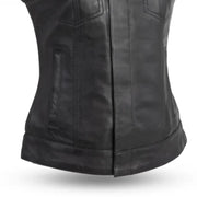Ludlow Women's Motorcycle Leather Vest