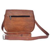 The Nichols Vintage Brown Leather Crossbody Bag