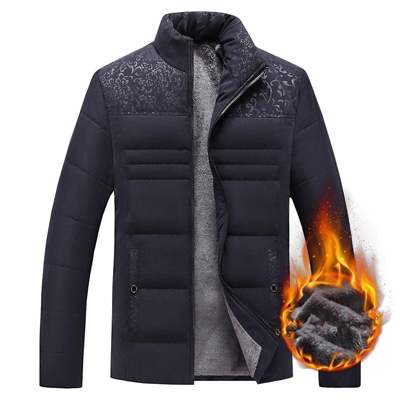 Men's Slim Fit Cotton Padded Winter Jacket