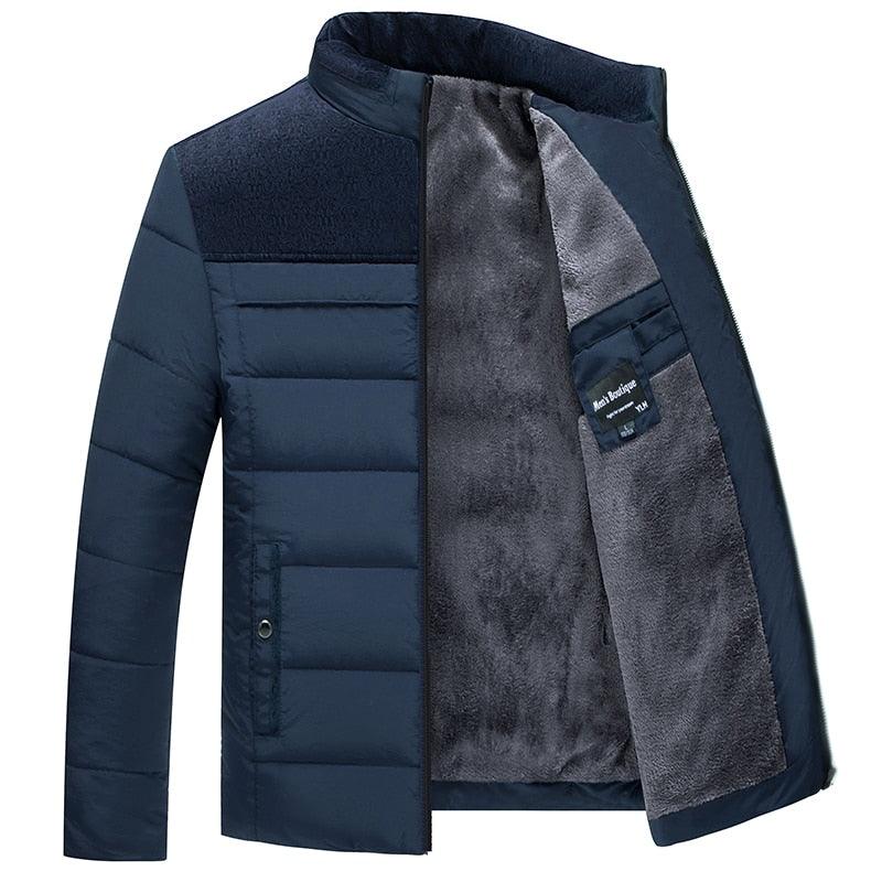 Men's Slim Fit Cotton Padded Winter Jacket