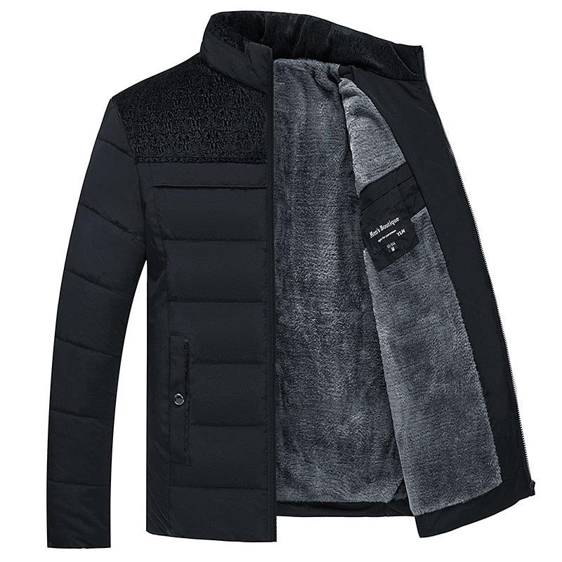 Men's Slim Fit Cotton Padded Winter Jacket