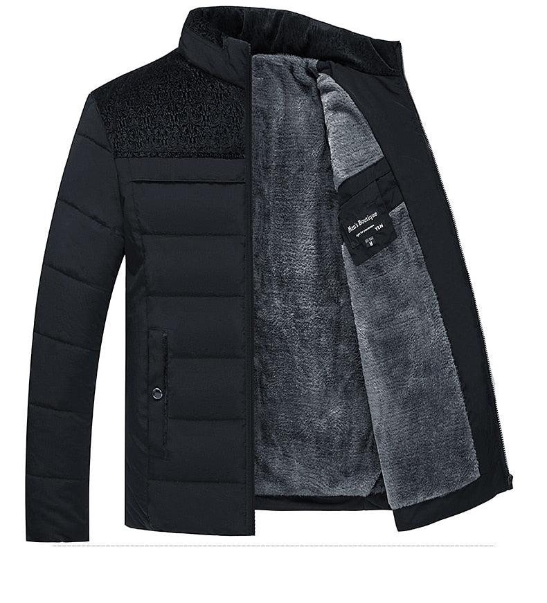 Men's Slim Fit Cotton Padded Winter Jacket