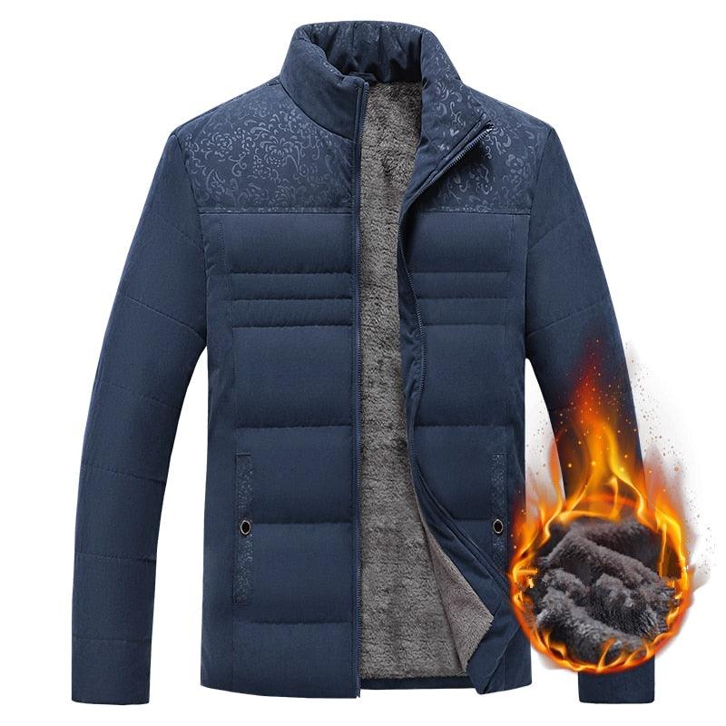 Men's Slim Fit Cotton Padded Winter Jacket