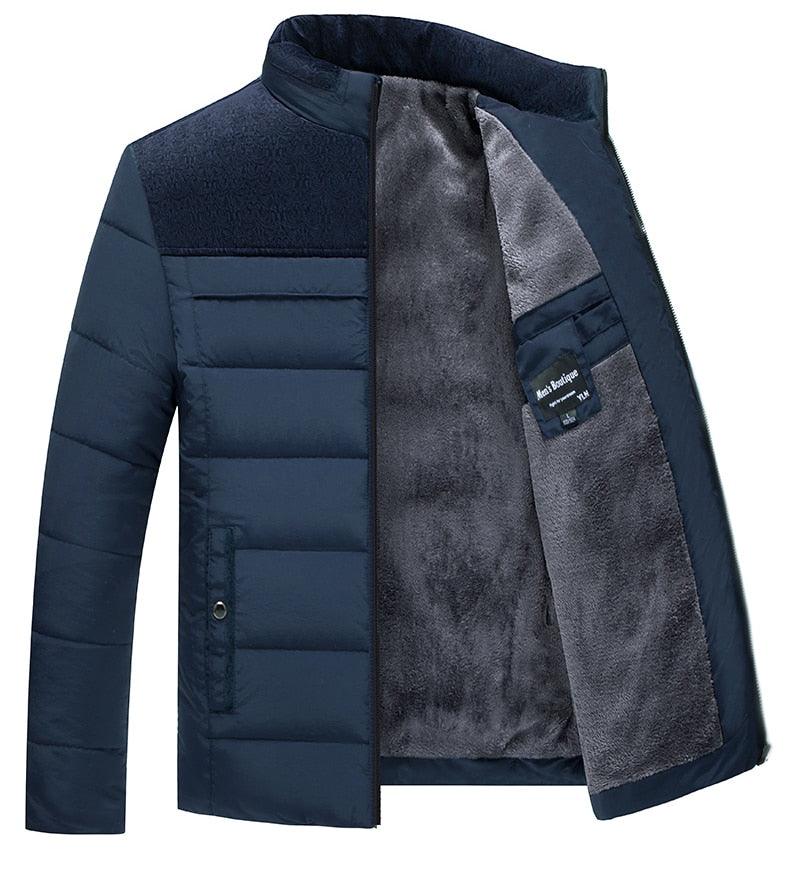Men's Slim Fit Cotton Padded Winter Jacket