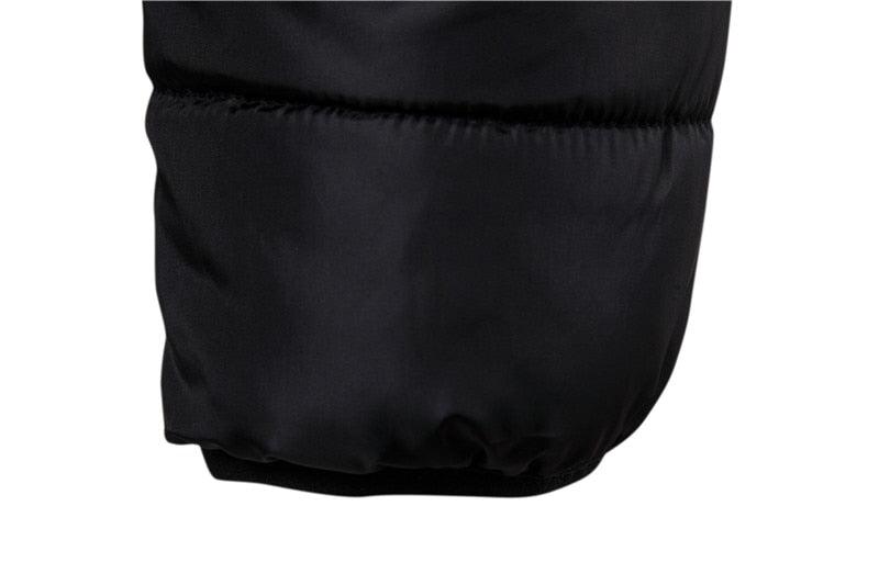 Men's Blue Waterproof Hooded Winter Jacket