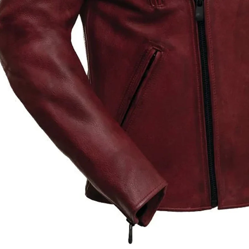 Night Rider Men's Motorcycle Leather Jacket