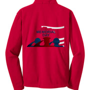 Memorial Day Fleece Jacket For Mens - Upper