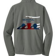 Memorial Day Fleece Jacket For Mens - Upper