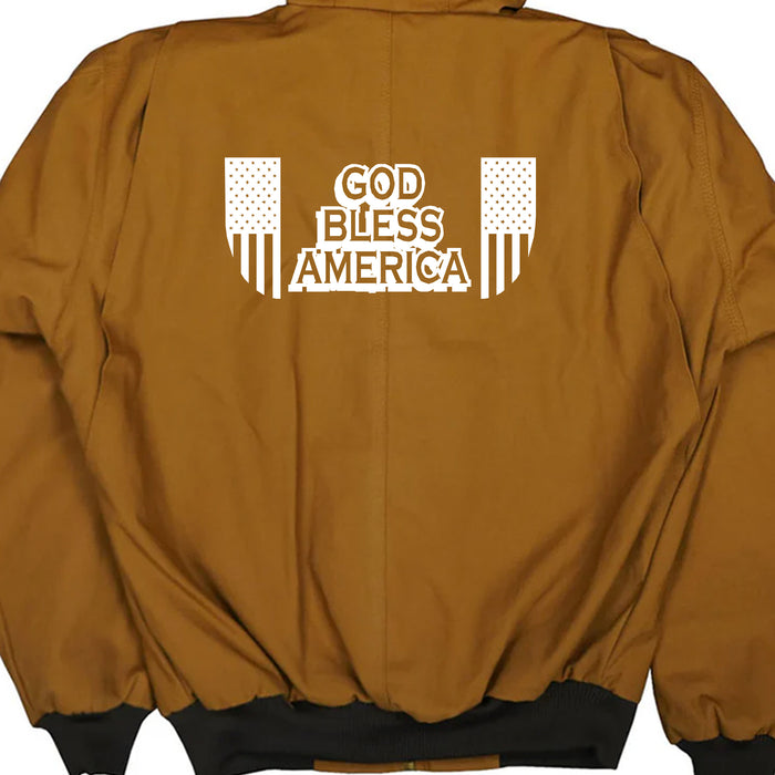 Men's Heritage Cotton Duck Hooded Jacket Memorial Day.