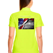Ladies' Radiant Performance Polo with Reflective Piping Memorial Days
