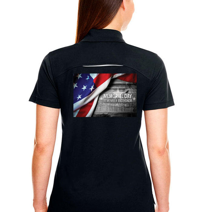 Ladies' Radiant Performance Polo with Reflective Piping Memorial Days