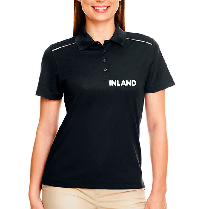 Ladies' Radiant Performance Polo with Reflective Piping Memorial Days
