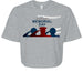 Bella Women's Jersey Crop Tee Memorial Day