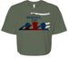 Bella Women's Jersey Crop Tee Memorial Day