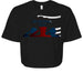 Bella Women's Jersey Crop Tee Memorial Day