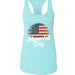 Ladies' Ideal Racerback Tank Momerial Day