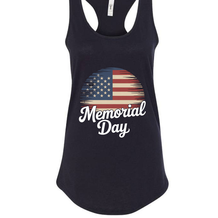 Ladies' Ideal Racerback Tank Momerial Day