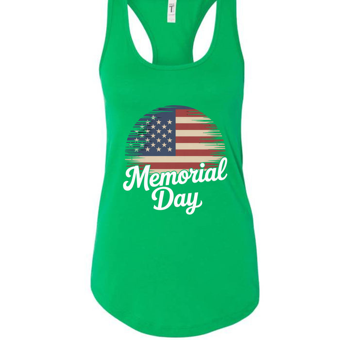 Ladies' Ideal Racerback Tank Momerial Day