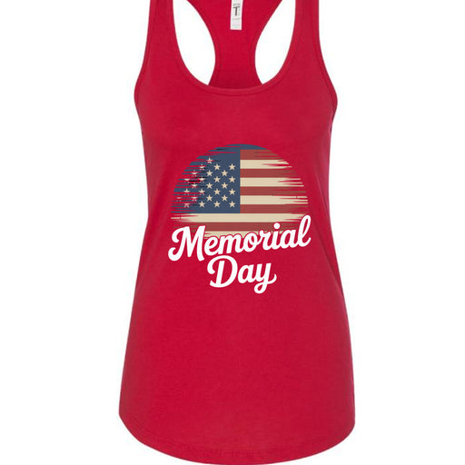 Ladies' Ideal Racerback Tank Momerial Day