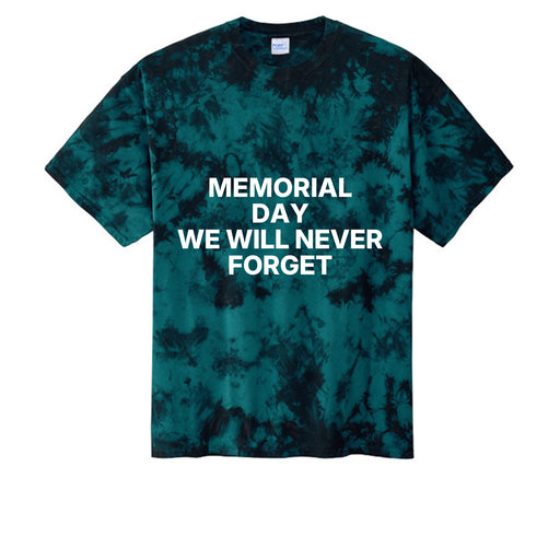 Crystal Tie-Dye Tee Memorial Day For Mens