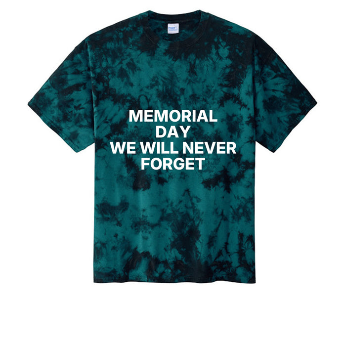Crystal Tie-Dye Tee Memorial Day For Mens