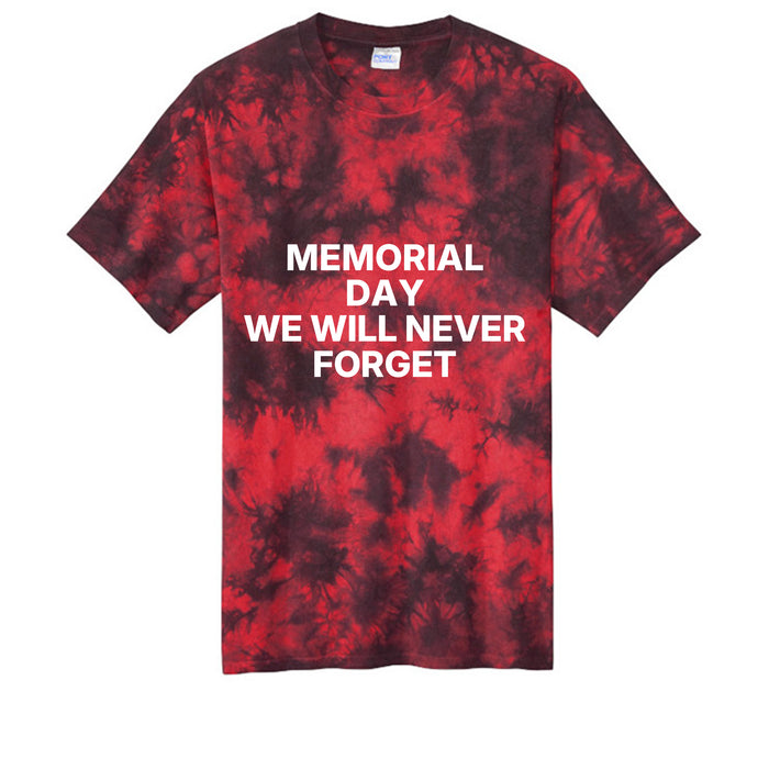 Crystal Tie-Dye Tee Memorial Day For Mens