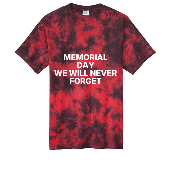 Crystal Tie-Dye Tee Memorial Day For Mens
