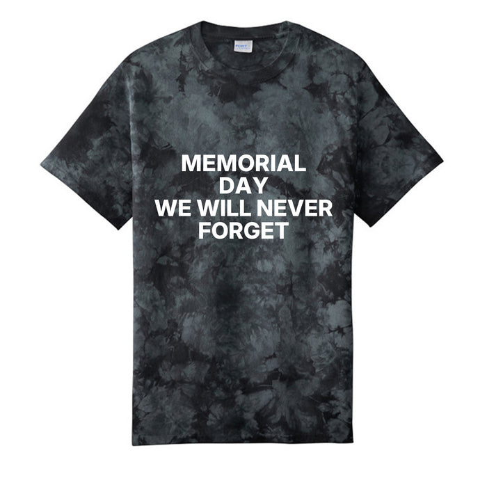 Crystal Tie-Dye Tee Memorial Day For Mens