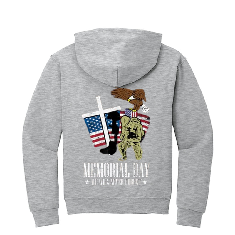 Jerzees NuBlend Fleece Pullover Hood For Mens- Memorial Day