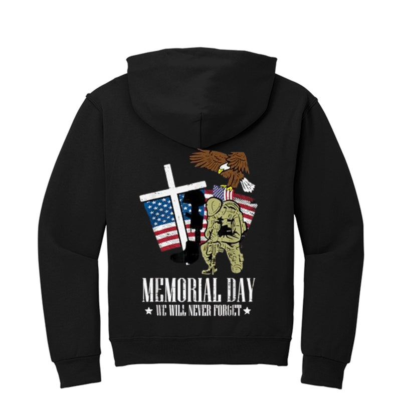 Jerzees NuBlend Fleece Pullover Hood For Mens- Memorial Day