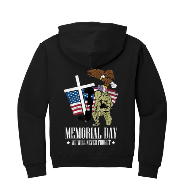Jerzees NuBlend Fleece Pullover Hood For Mens- Memorial Day