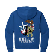 Jerzees NuBlend Fleece Pullover Hood For Mens- Memorial Day