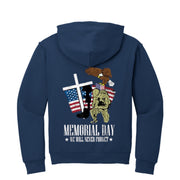 Jerzees NuBlend Fleece Pullover Hood For Mens- Memorial Day