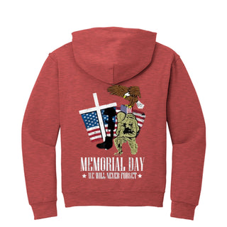Jerzees NuBlend Fleece Pullover Hood For Mens- Memorial Day