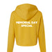 Bella Canvas Womens Cropped Fleece Hoodie - Memorial Day