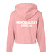 Bella Canvas Womens Cropped Fleece Hoodie - Memorial Day