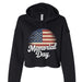 Bella Canvas Womens Cropped Fleece Hoodie - Memorial Day