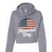 Bella Canvas Womens Cropped Fleece Hoodie - Memorial Day
