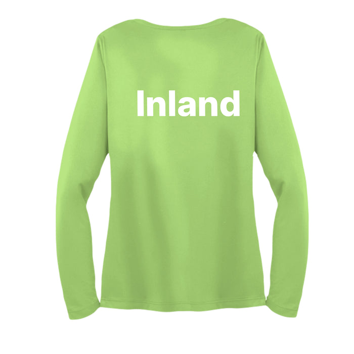 Womens Long Sleeve V-Neck Tee - Memorial Day