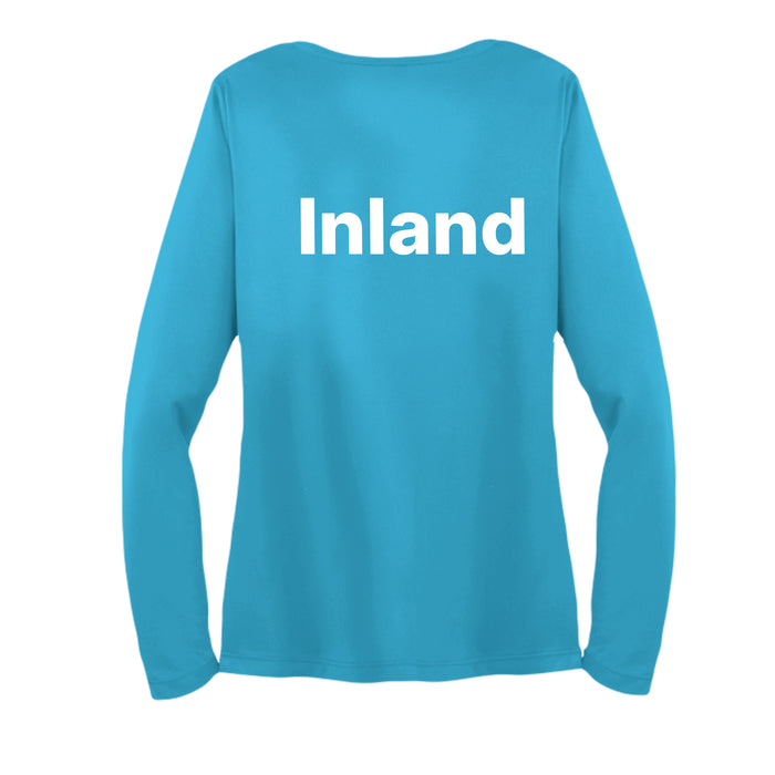 Womens Long Sleeve V-Neck Tee - Memorial Day