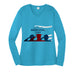 Womens Long Sleeve V-Neck Tee - Memorial Day